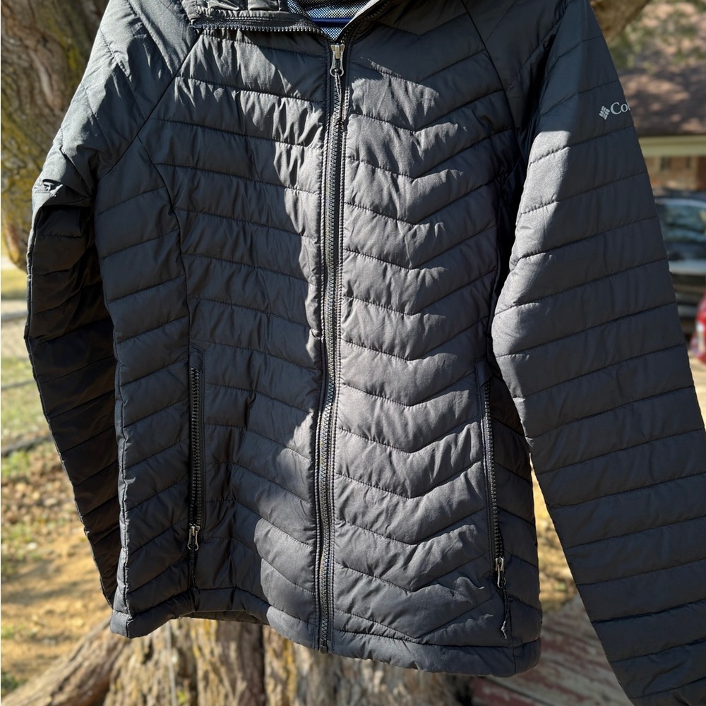 Columbia Black Puffer Omni Heat Jacket